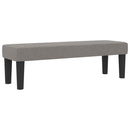 Box spring seng med hovedgærde Gråbrun 200 x 200 cm Stof