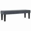 Box spring seng med hovedgærde Mørkegrå 200 x 140 cm Fløjl