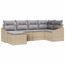 Have Spisebordssæt med pude 6 pcs Beige og lys grå