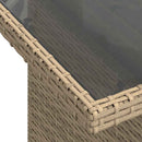 Havesofa Sæt 11 stk. Beige polyrattan