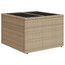 Sofa Sæt med pude med opbevaring Beige og creme polyrattan