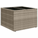 Sofa Sæt 7 stk. Lysegrå polyrattan