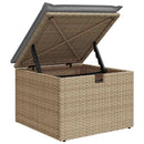 Sofa Sæt med pude 7 pcs Beige og creme polyrattan