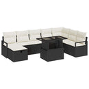 Havesofa Sæt 9 stk. polyrattan