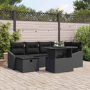 Havesofa Sæt 7 stk. polyrattan