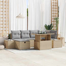 Havesofa Sæt 7 stk. polyrattan