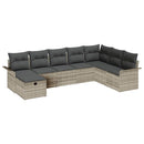 Havesofa Sæt 8 stk. Poly rattan