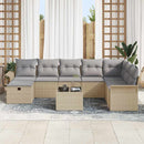 Havesofa Sæt 9 stk. Poly rattan
