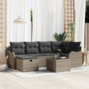 Havesofa Sæt 7 stk. Poly rattan