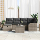 Havesofa Sæt 7 stk. Poly rattan