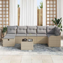 Havesofa Sæt 8 stk. Poly rattan