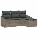 Sofa Sæt 4 stk. polyrattan