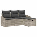 Sofa Sæt 4 stk. polyrattan