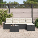 Sofa Sæt med pude 5 pcs polyrattan