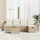 Sofa Sæt med pude 5 pcs polyrattan