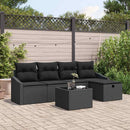 Sofa Sæt med pude 6 pcs polyrattan