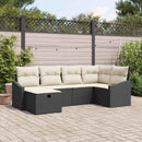 Sofa Sæt med pude 7 pcs polyrattan