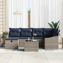 Sofa Sæt med pude 3 pcs polyrattan