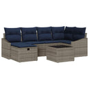 Sofa Sæt med pude 3 pcs polyrattan