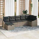 Sofa Sæt med pude 8 pcs polyrattan