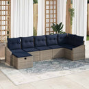 Sofa Sæt med pude 4 pcs polyrattan