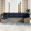 Sofa Sæt med pude 4 pcs polyrattan