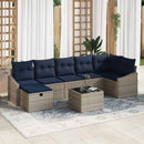 Sofa Sæt med pude 5 pcs polyrattan