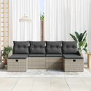 Sofa Sæt 6 stk. polyrattan