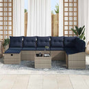 Sofa Sæt med pude 6 pcs polyrattan