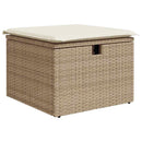Sofa Sæt med pude 4 pcs polyrattan