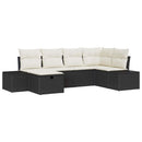 Sofa Sæt med pude 7 pcs polyrattan