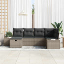 Sofa Sæt med pude 7 pcs polyrattan