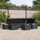 Sofa Sæt med pude 6 pcs polyrattan