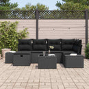 Sofa Sæt med pude 6 pcs polyrattan