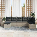 Sofa Sæt med pude 8 pcs polyrattan