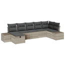 Sofa Sæt med pude 8 pcs polyrattan