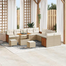 Havesofa Sæt med pude 13 pcs Beige og creme