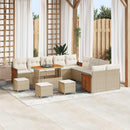 Havesofa Sæt med pude 14 pcs Beige og creme