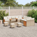 Havesofa Sæt med pude 14 pcs Beige og creme