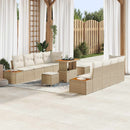 Havesofa Sæt med pude 11 pcs Beige og creme