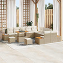 Havesofa Sæt med pude 13 pcs Beige og creme