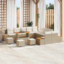 Havesofa Sæt med pude 14 pcs Beige og creme