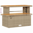 Havesofa Sæt 14 stk. Beige polyrattan
