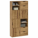 sidekabinetter 4 stk ODDA 40x24x79 cm massivt fyrretræ