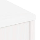 sidekabinetter 4 stk ODDA 40x24x79 cm massivt fyrretræ hvid