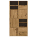sidekabinetter 4 stk ODDA 40x24x79 cm massivt fyrretræ