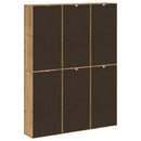 sidekabinetter 6 stk ODDA 40x24x79 cm massivt fyrretræ