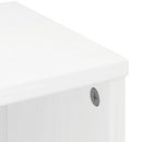 sidekabinetter 6 stk ODDA 40x24x79 cm massivt fyrretræ hvid