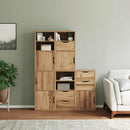 sidekabinetter 5 stk ODDA 40x24x79 cm massivt fyrretræ