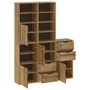 sidekabinetter 5 stk ODDA 40x24x79 cm massivt fyrretræ